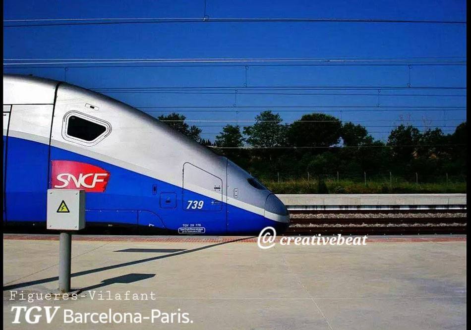 TGV Barcelona-Paris · Figueres-Vilafant
