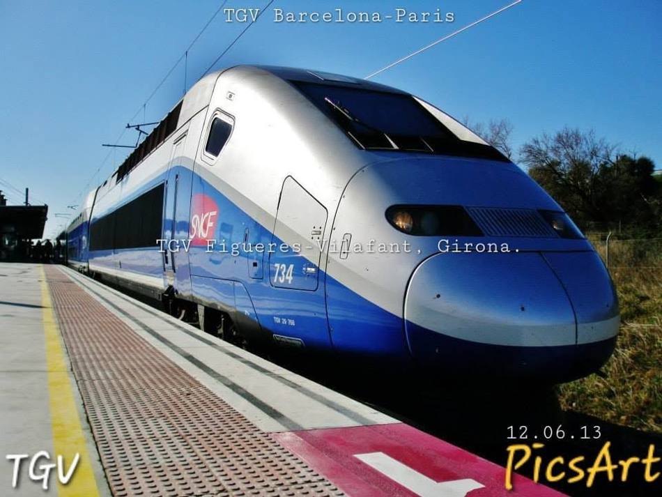 TGV Barcelona-Paris · Figueres-Vilafant