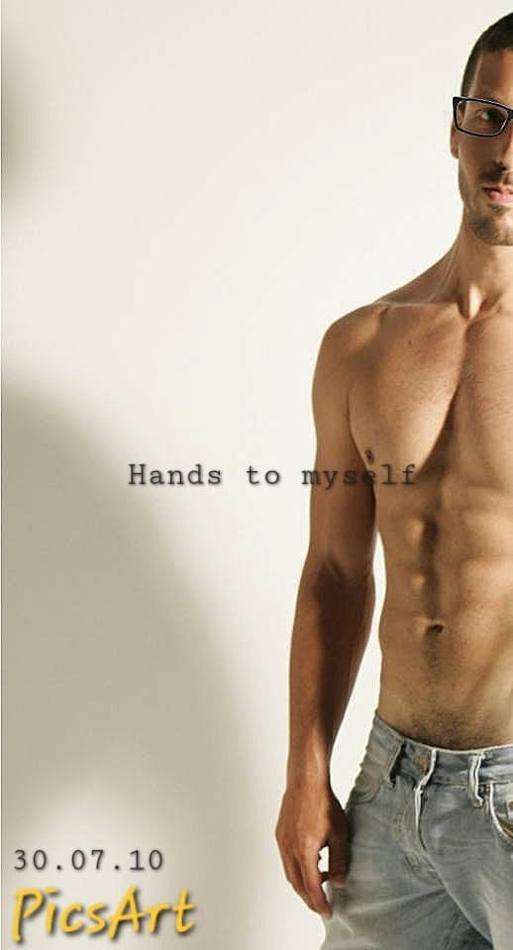 Hands to myself